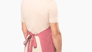 Kariban Long apron with chest