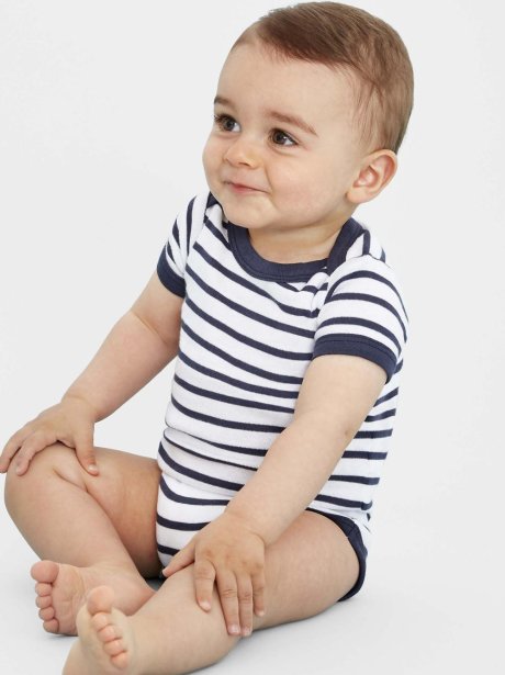 Sol's Miles Baby Striped Bodysuit (180g)