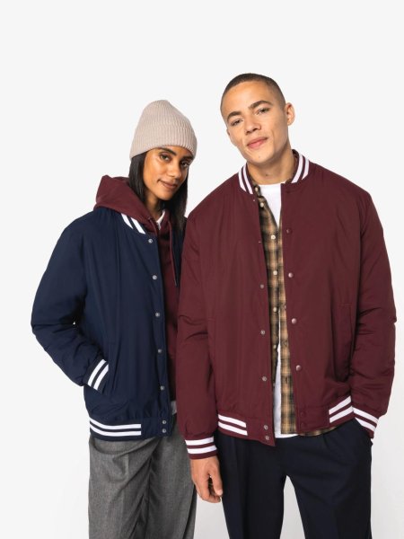 Blouson Unisexe Éco-Responsable avec Col Teddy Native Spirit (315g)