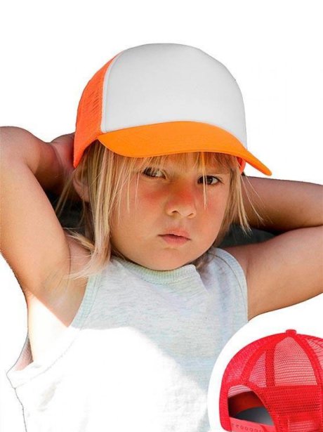 K-UP Kids Trucker Mesh Cap With Five Panels