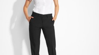 Calças de Senhora com Pinças Roly Waitress