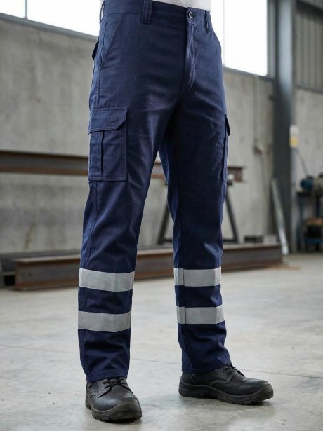 Calças Multibolsos com Faixas Reflectoras Velilla