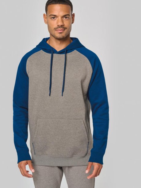 Proact Adult two-tone hooded sweatshirt (35/65)