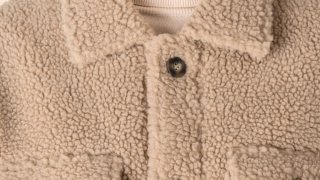 Casaco em Sherpa Unissexo com Ombros Descaídos Spasso (340g)