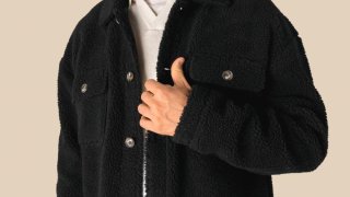 Casaco em Sherpa Unissexo com Ombros Descaídos Spasso (340g)