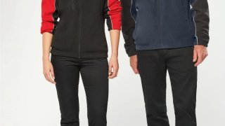 WK Two Tone Eco-Responsible Polar Jacket