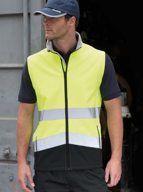 Result High Visibility Softshell Vest