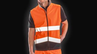 Result High Visibility Softshell Vest