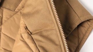 Colete unissexo forrado em sarja eco-responsável com gola Teddy Native Spirit (430g)