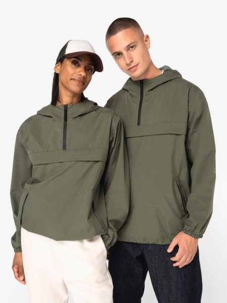 Coupe-Vent Imperméable Demi-Fermeture Éco-Responsable Unisexe Native Spirit (100g)