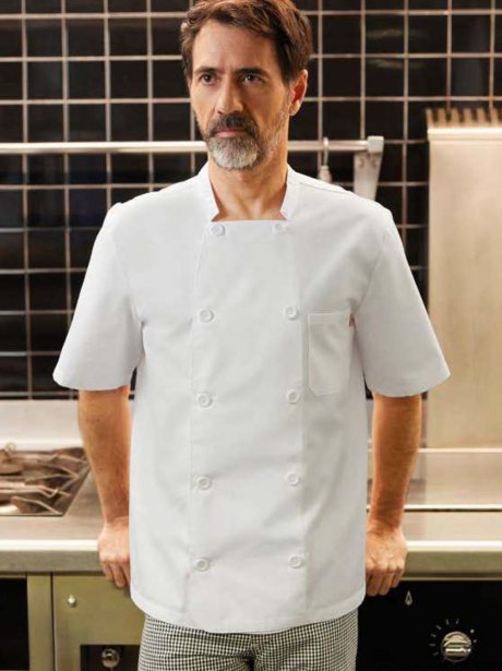 Velilla Short Sleeve Chef Jacket