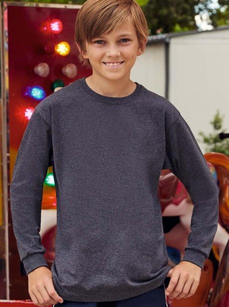 Fruit of the Loom Valueweight Children's Longsleeve (160g)