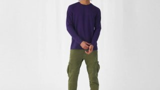 B&C Men's Longsleeved T-Shirt (190g)