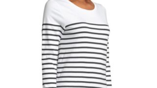 T-Shirt Femme Manches Longues à Rayures Sol’s Matelot (160g)