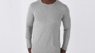 Camiseta de Manga Larga Ecológica para Hombre B&C (140g)