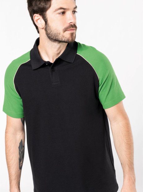 Kariban Two Tone Baseball Polo (200g)