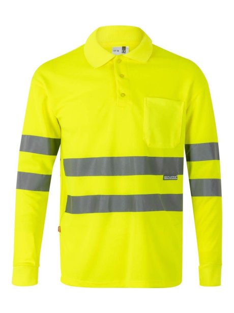 Polo haute visibilité à manches longues Velilla