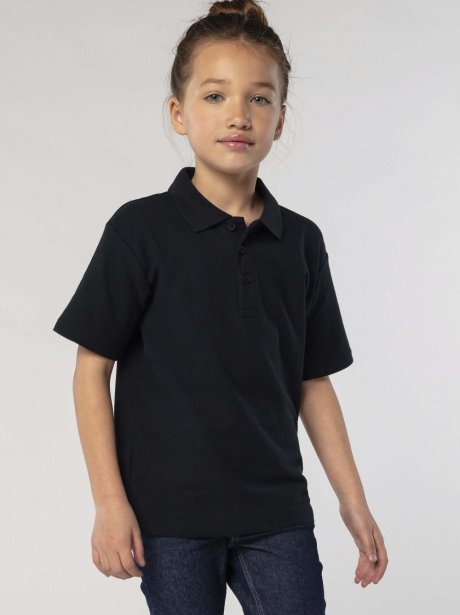 Black polo shirt kids hotsell