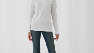 B&C Women's Longsleeved Polo Shirt ID.001 (180g)