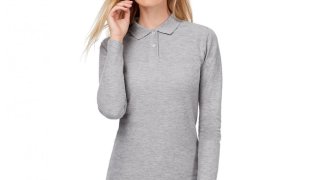 B&C Women's Longsleeved Polo Shirt ID.001 (180g)