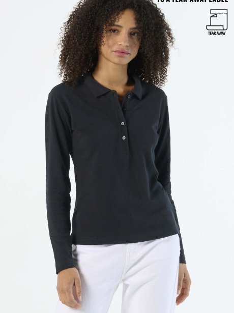 Sol's Podium Women's Longsleeve Polo Shirt (210g)