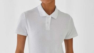 Pólo de Senhora B&C ID.001 (180g)