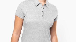 Pólo de Senhora em Jersey Kariban (180g)