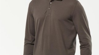 Pólo de Trabalho de Manga Comprida WK (200g)