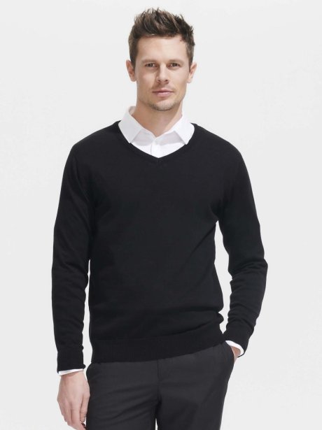 Sol's Galaxy Men's V-Neck Sweater