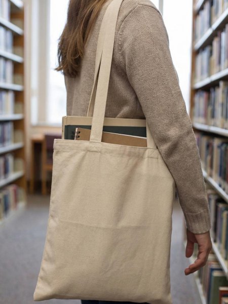 Impacto Long Handle Cotton Bag (140g)