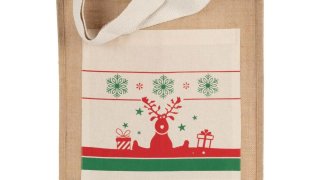 Kimood Christmas Motif Shopping Bag