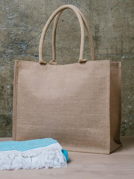 Impacto Jute Shopper with Laminated Interior