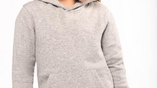 Sweatshirt com Capuz Bio de Criança Kariban (85/15)