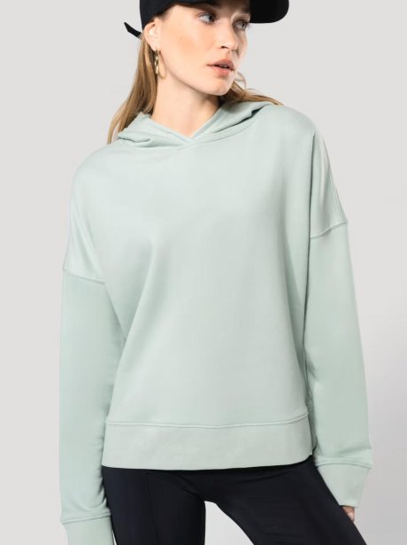 Sweatshirt com Capuz Biológica de Senhora Kariban (91/9)