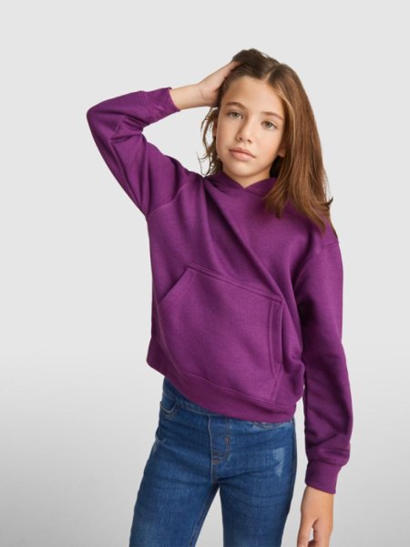 Sweatshirt com Capuz de Criança Roly Capucha (50/50)