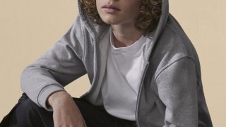 Sudadera con cremallera B&C para niños ID.334 (80/20)
