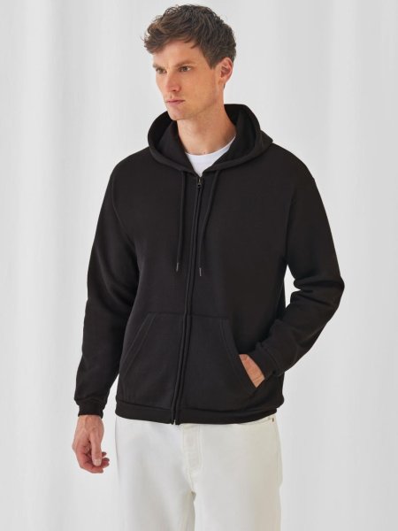 B&C Hooded Full Zip Hooded Sweatshirt (50/50)