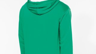 Kariban Men's contrast hooded full zip sweatshirt