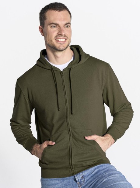 JHK Zipper Hooded Sweatshirt (35/65)