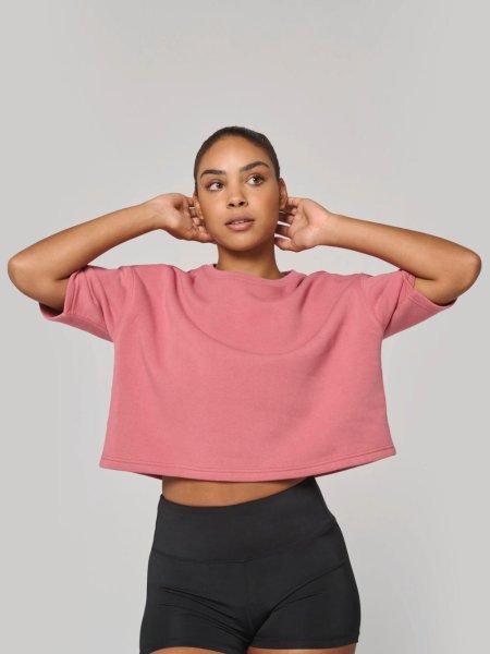 Proact Women’s Cropped Short-Sleeve Sweatshirt (270g)