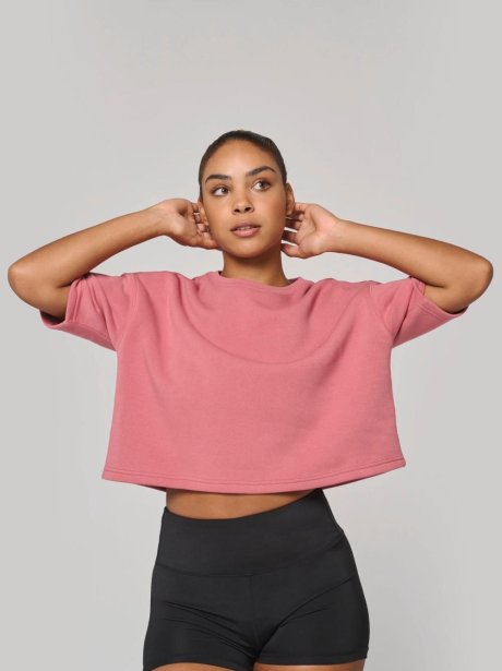 Proact Women’s Cropped Short-Sleeve Sweatshirt (270g)