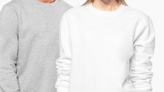 Sweatshirt de Decote Redondo Kariban Made in Portugal (80/20)