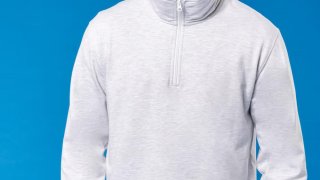 Sudadera de Medio Cierre Kariban (80/20)