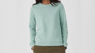 Sudadera de Mujer French Terry Orgánica B&C (80/20)