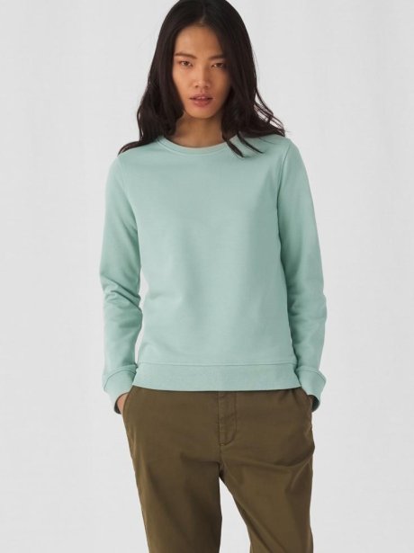 Sweatshirt de Senhora French Terry Orgânica B&C (80/20)