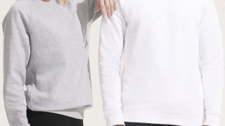 Sudadera sin Capucha Orgánica Sol's Space (80/20)