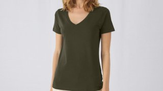 B&C Eco Friendly Women's V-Neck T-Shirt (140g)