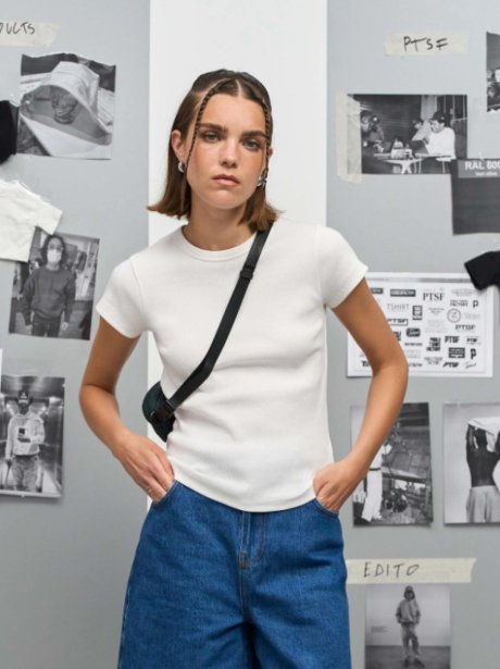 T-Shirt Femme Côtelé Sol’s Sara (240g)