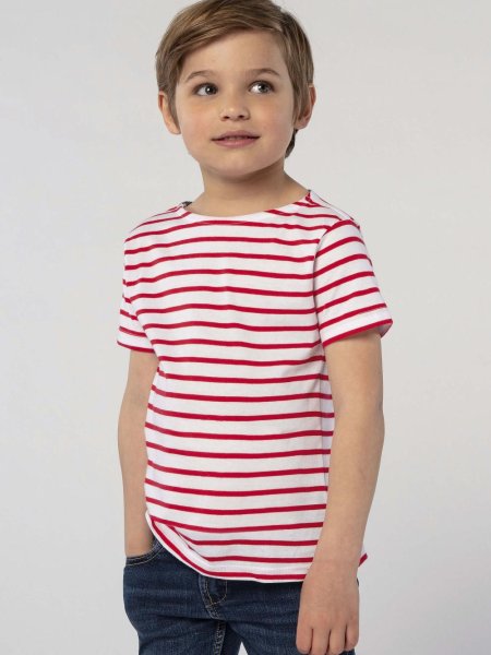 Sol's Miles Kids Striped T-Shirt (150g)