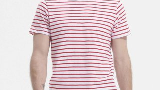 T-shirt Homme à Rayures Sol's Miles (150g)